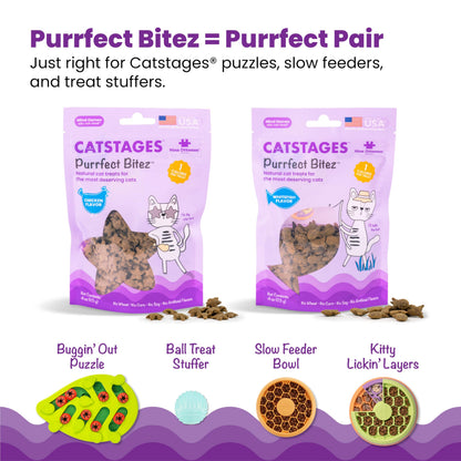 Catstages Puzzle & Play - Interactive Cat Treat Puzzle