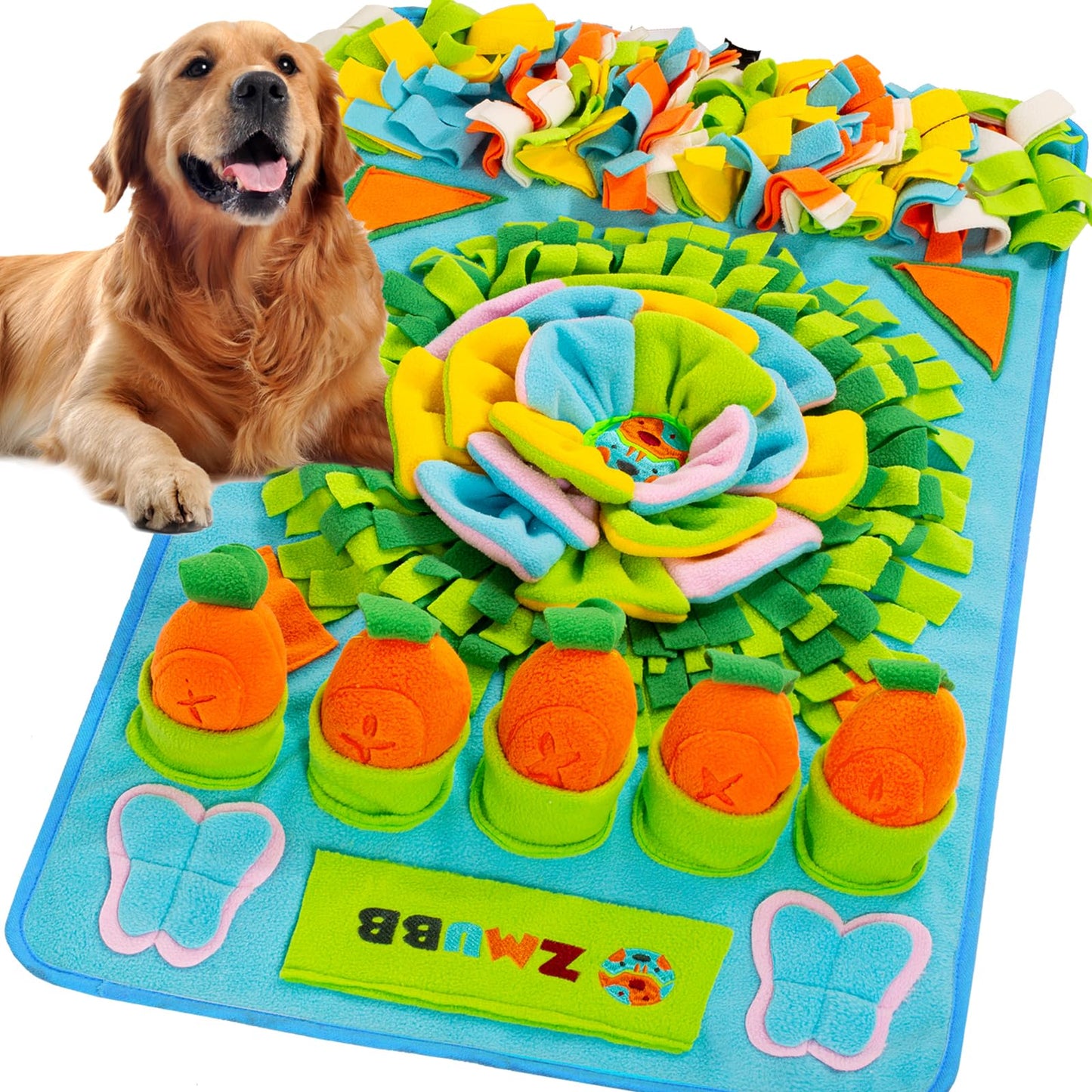 Interactive Snuffle Mat for Dogs and Foraging Fun