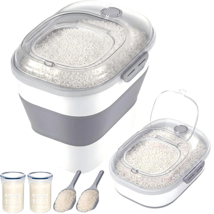 Airtight Pet Food Storage Container with Wheels