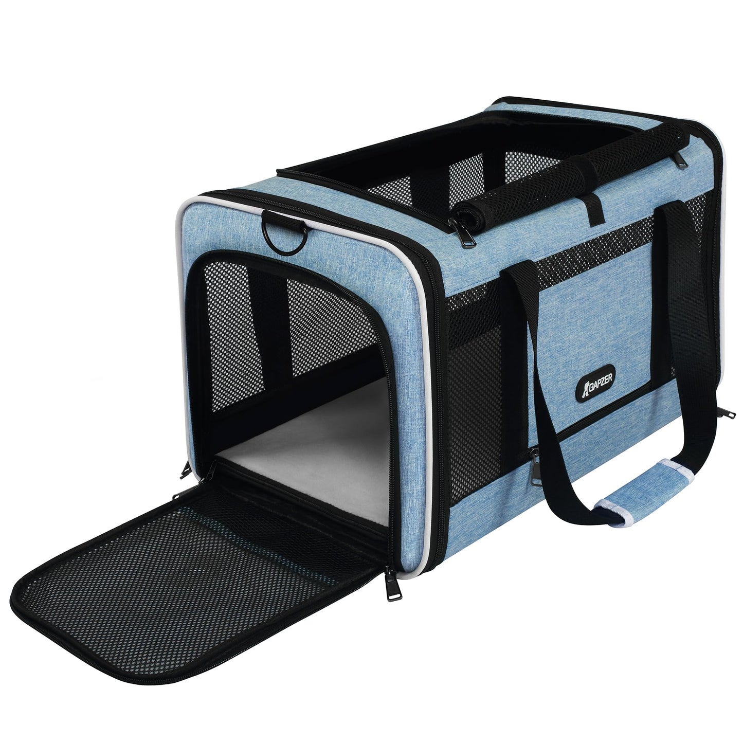 Soft Sided Top Load Pet Carrier for Cats & Small Dogs