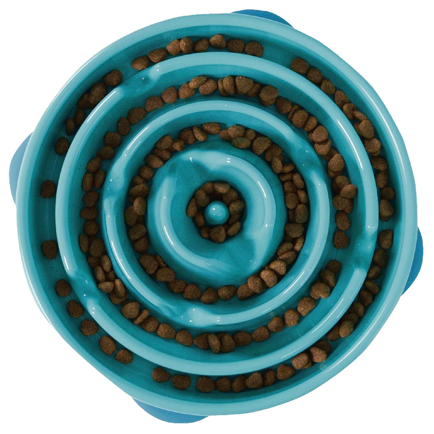 Stainless Steel Slow Feeder Dog Bowl with Puzzle Maze
