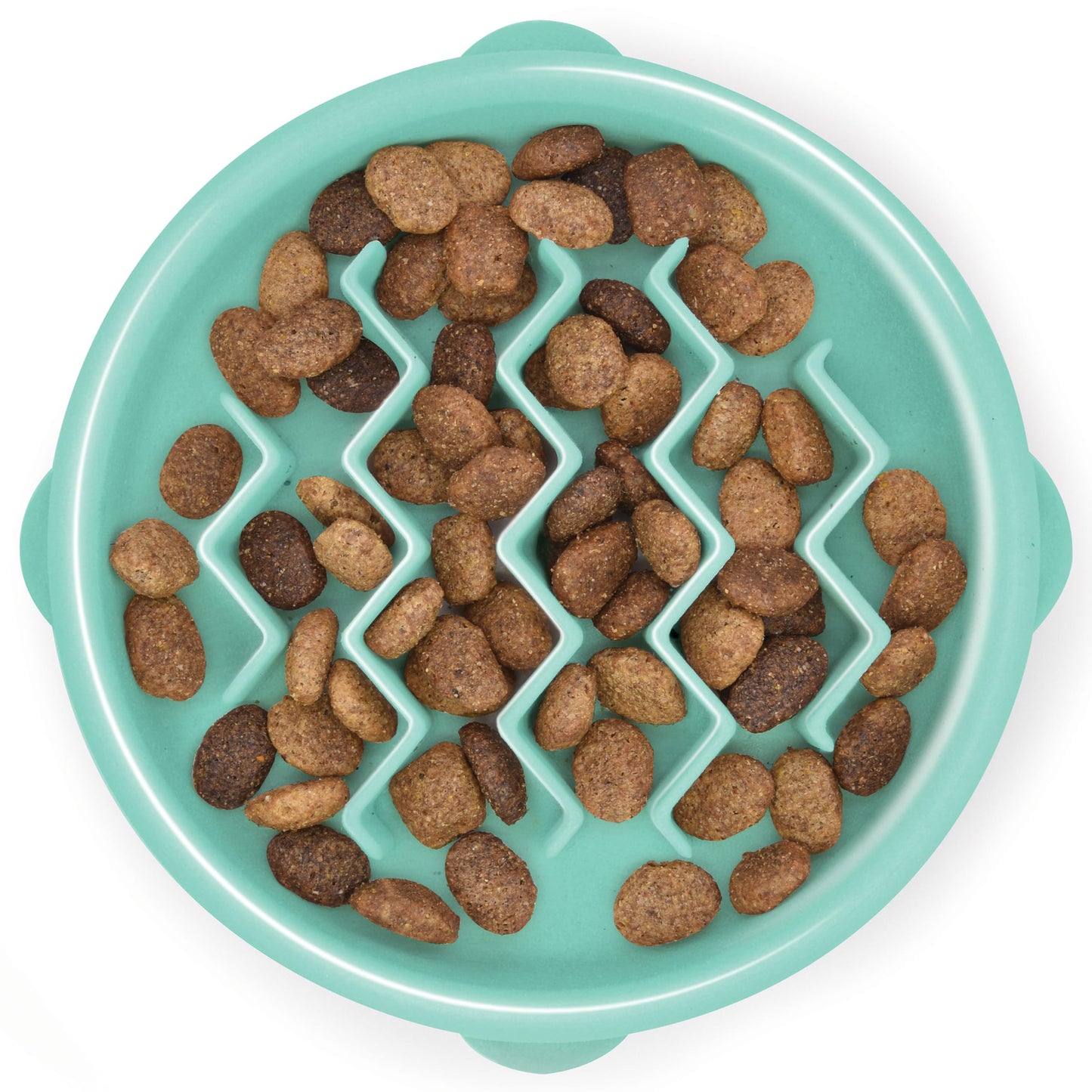 Stainless Steel Slow Feeder Dog Bowl with Puzzle Maze