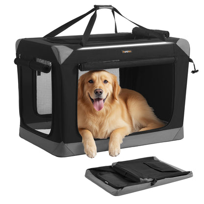 Collapsible Fabric Dog Crate for Travel & Indoor Use