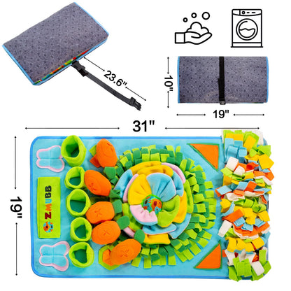 Interactive Snuffle Mat for Dogs and Foraging Fun