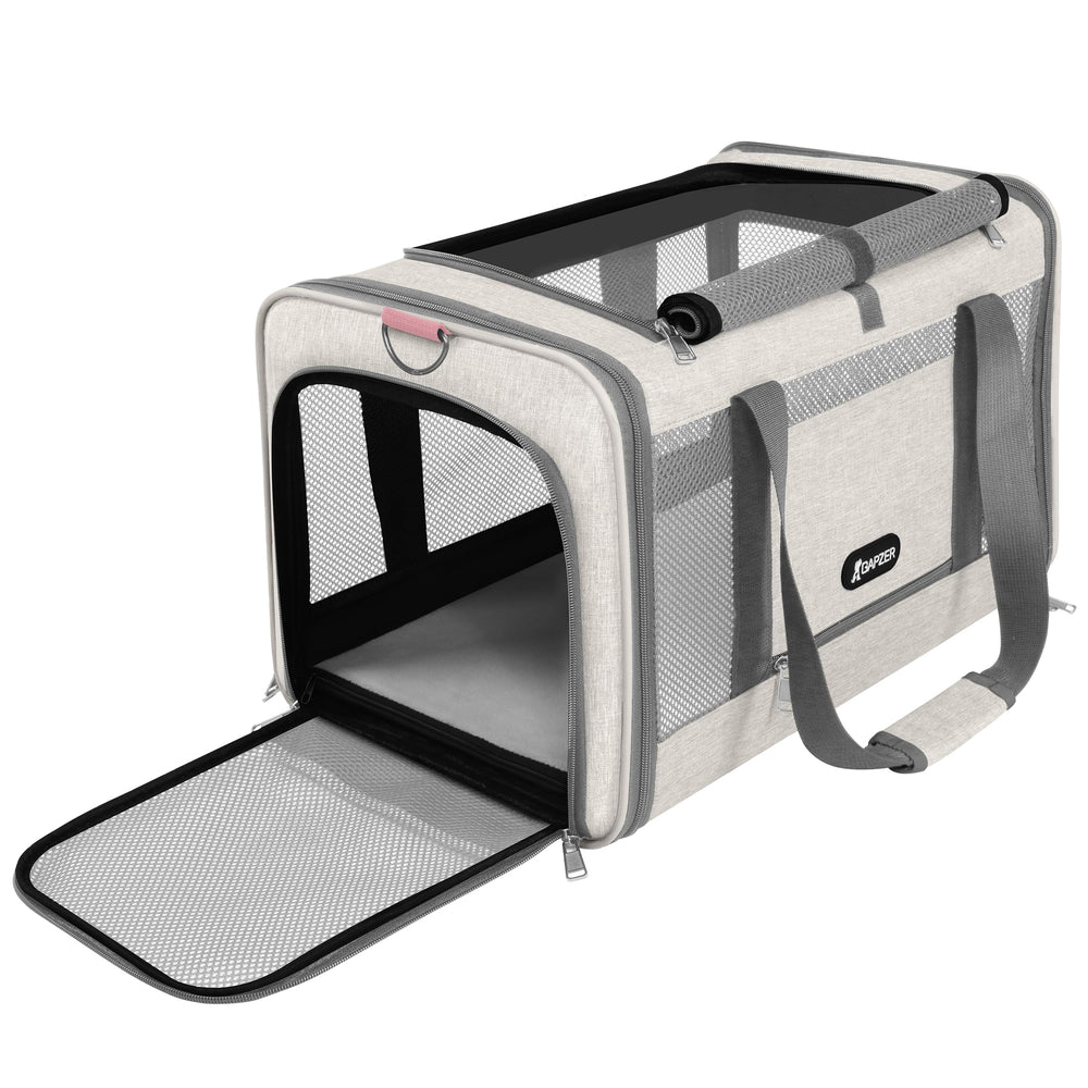 Soft Sided Top Load Pet Carrier for Cats & Small Dogs
