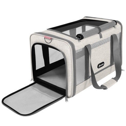 Soft Sided Top Load Pet Carrier for Cats & Small Dogs