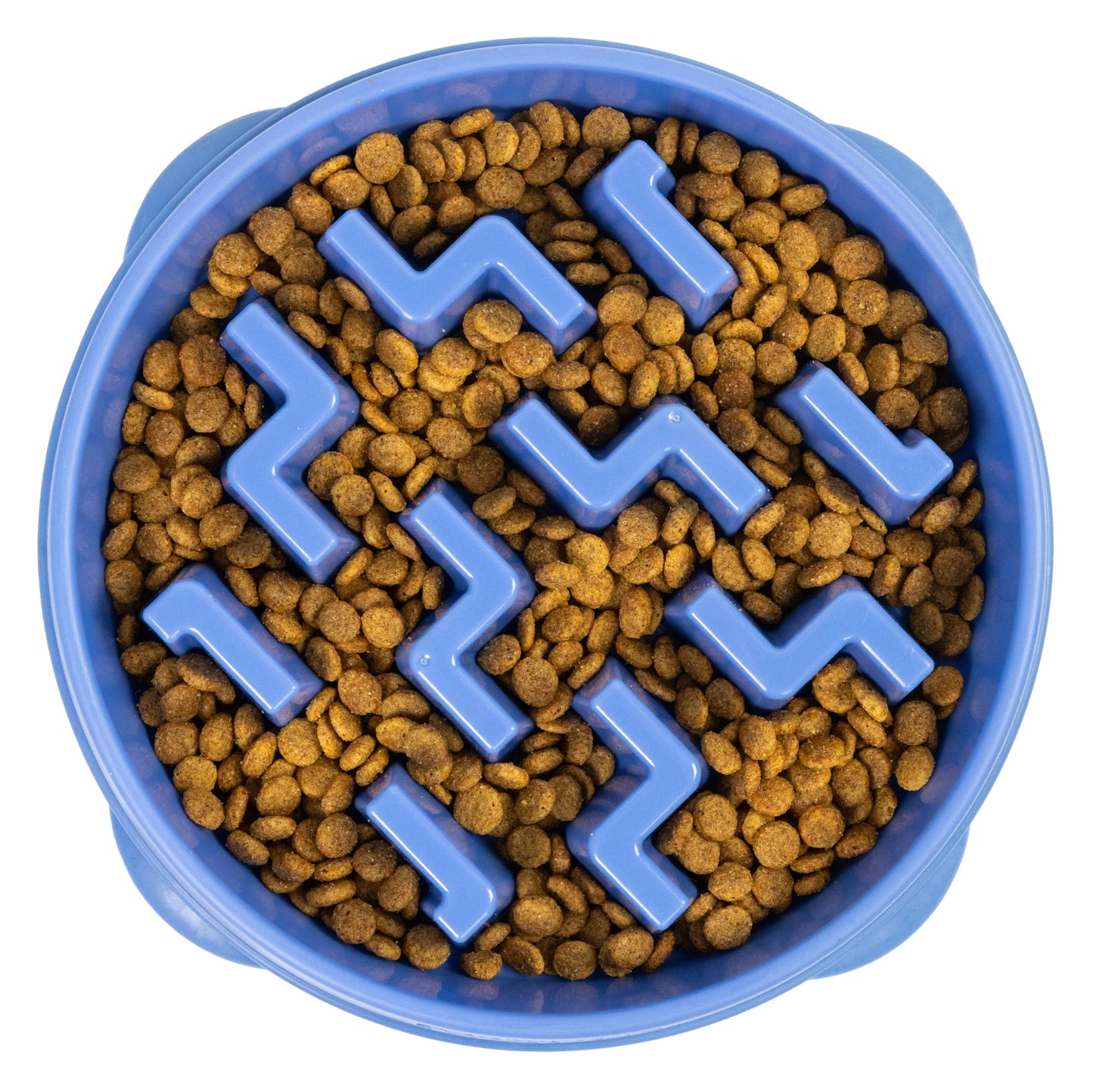 Stainless Steel Slow Feeder Dog Bowl with Puzzle Maze
