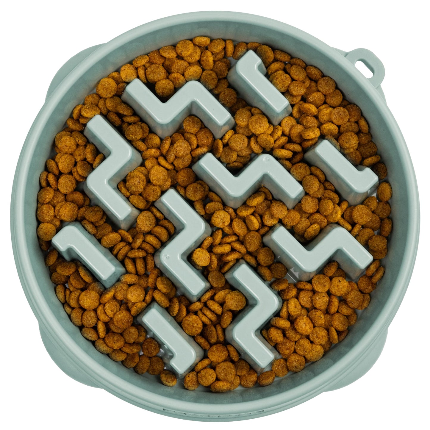 Stainless Steel Slow Feeder Dog Bowl with Puzzle Maze