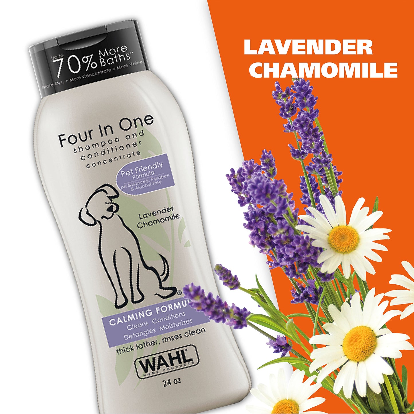 Lavender Chamomile Pet Shampoo for Dogs & Cats