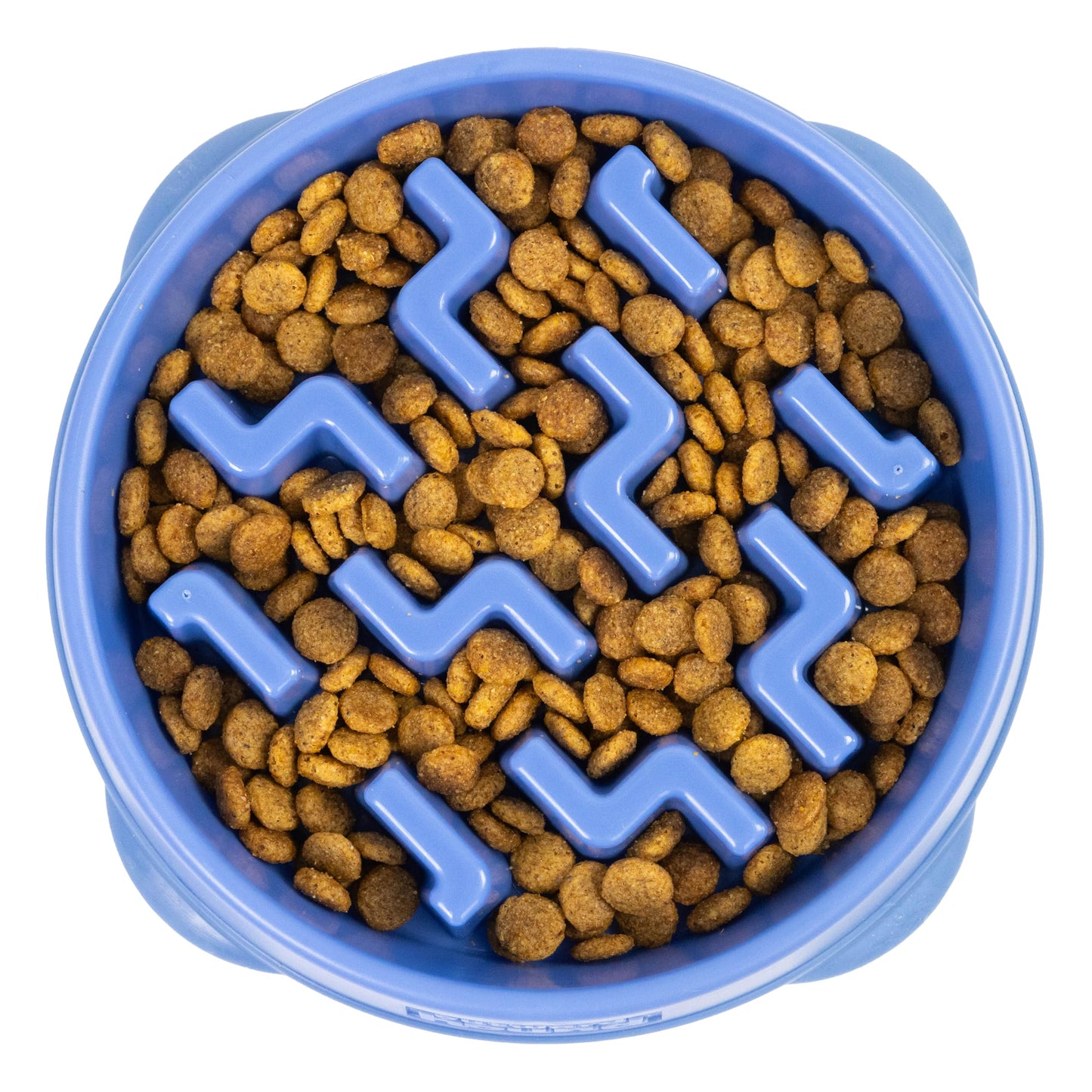 Stainless Steel Slow Feeder Dog Bowl with Puzzle Maze